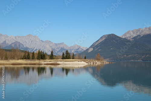 Beauty Of Lake Abraham, Nordegg, Alberta