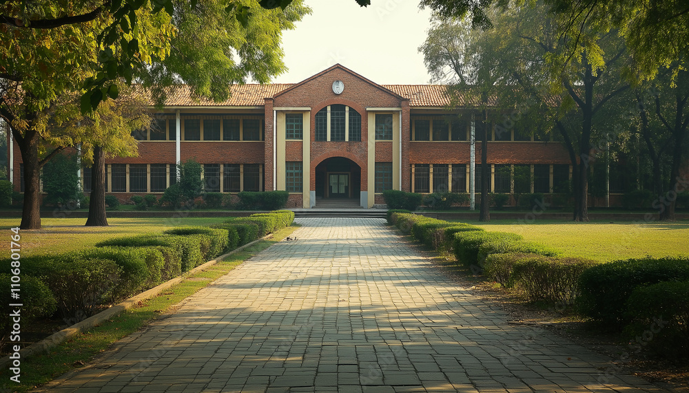 Fototapeta premium school building