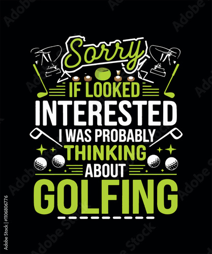 Golfing T-shirt Design