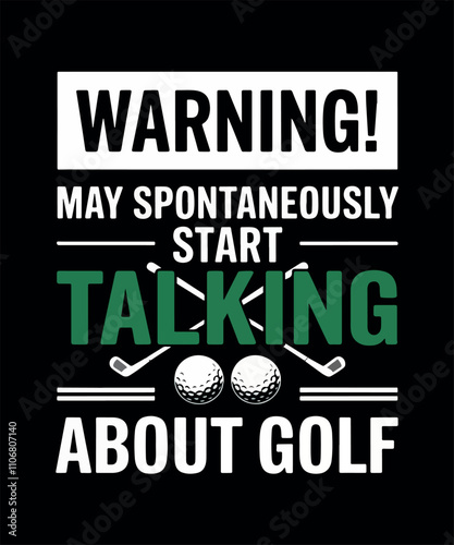 Golfing T-shirt Design