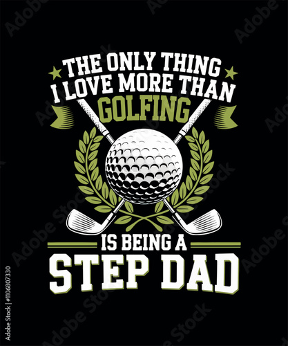 Golfing T-shirt Design