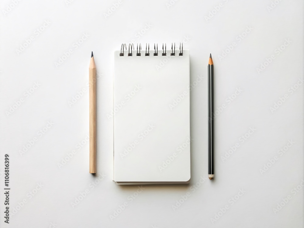 Charming Minimalist Line Art Illustration of a Pencil and Notebook, Perfect for Creative Projects and Educational Materials Charming Minimalist Line Art Illustration of a Pencil and Notebook, Perfect for Creative Projects and Educational Materials
