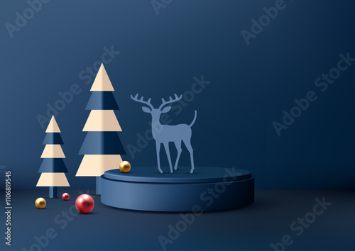 Christmas festive compositi...