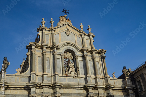 The Cathedral Basilica of St. Agatha of Sicily in Catania is a Roman Catholic cathedral in the Sicilian city of Catania. photo