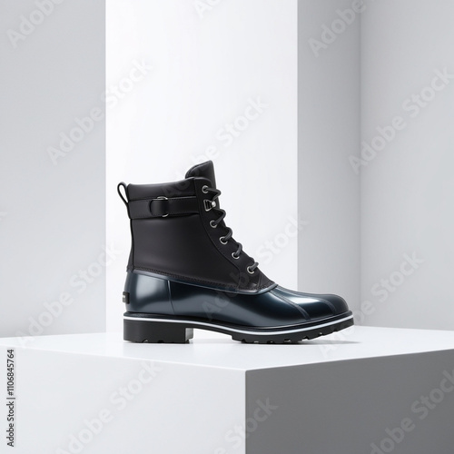 pair of black shoes