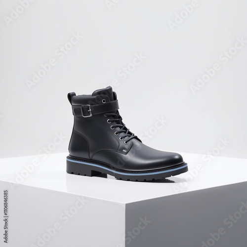 pair of black shoes
