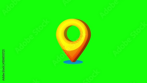 Green screen animation motion graphic with chroma key clip template 4k Background. Easy removed green screen. High resolution. Ultra High Definition, 4k video.