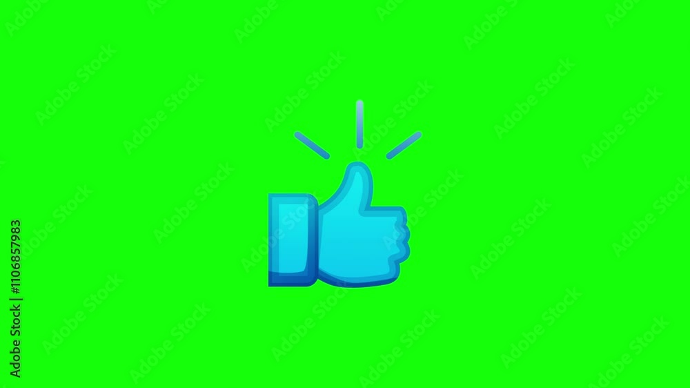 Green Screen Animation Motion Graphic With Chroma Key Clip Template 4k