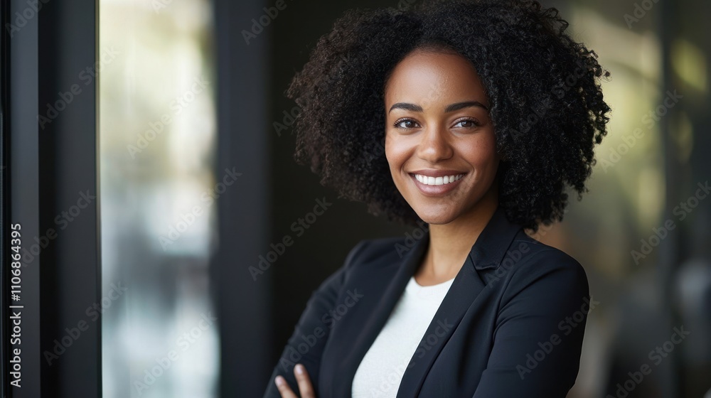 A professional portrait of a woman smiling confidently in business attire, perfect for corporate branding A professional portrait of a woman smiling confidently in business attire, perfect for corporate branding