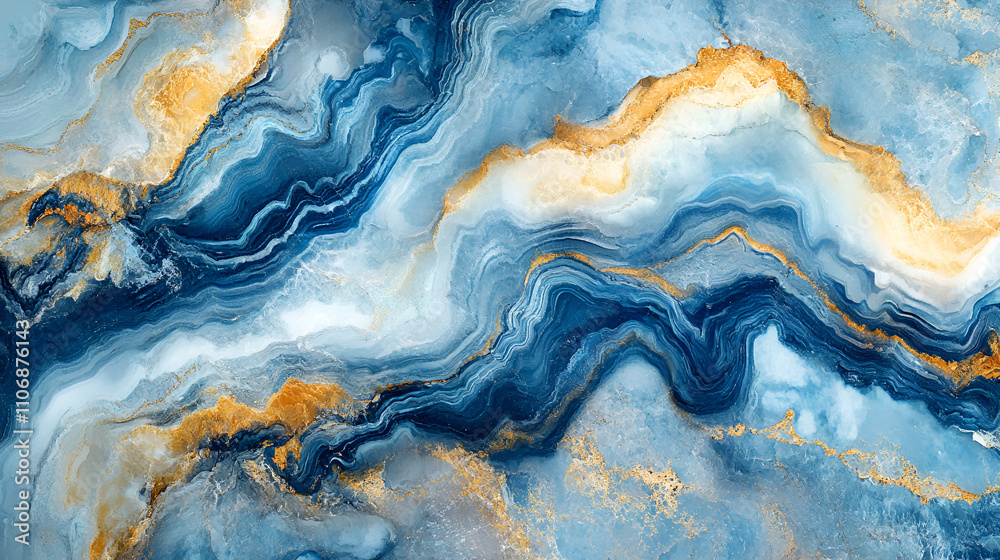 Blue and gold marbling pattern, Golden marble liquid texture Abstract art liquid marble painting alcohol ink blue and gold wave pattern background, for design and wallpaper Blue and gold marbling pattern, Golden marble liquid texture Abstract art liquid marble painting alcohol ink blue and gold wave pattern background, for design and wallpaper