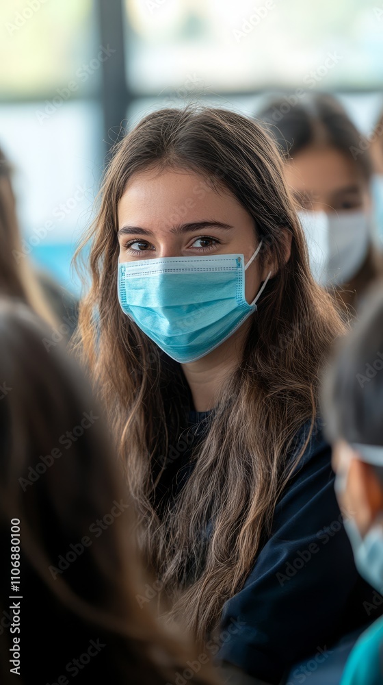 International Day of Epidemic Preparedness, Happy Youth in Masks During Epidemic Preparedness Day International Day of Epidemic Preparedness, Happy Youth in Masks During Epidemic Preparedness Day