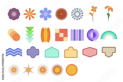 retro element asset