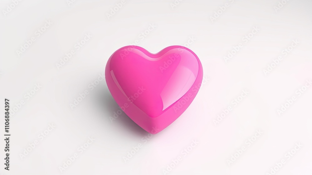 Isolated heart-shaped pink lipstick on a plain white surface, close up photography, makeup accessories, pink lipstick, cosmetics packaging, beauty products Isolated heart-shaped pink lipstick on a plain white surface, close up photography, makeup accessories, pink lipstick, cosmetics packaging, beauty products