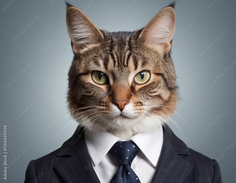 cat wearing formal suit cat wearing formal suit