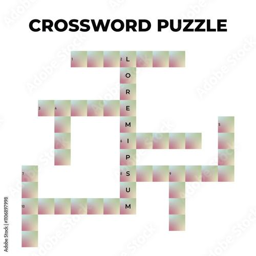 crossword puzzle