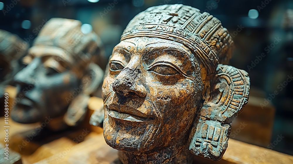Ancient Carved Stone Heads: History's Silent Whispers Ancient Carved Stone Heads: History's Silent Whispers