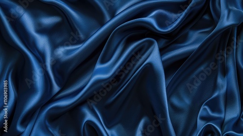 Silk backdrop in navy.