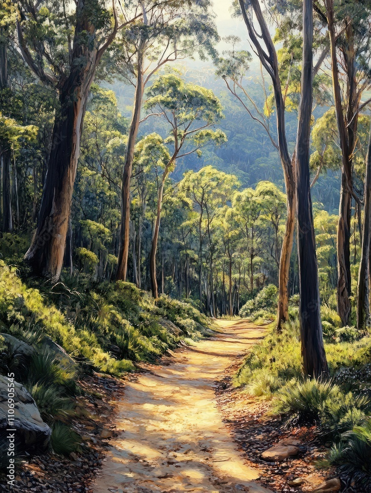 Fototapeta premium Path in national park, Australia