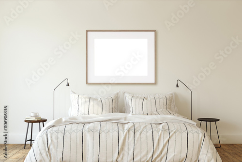 Scandinavian bedroom interi...