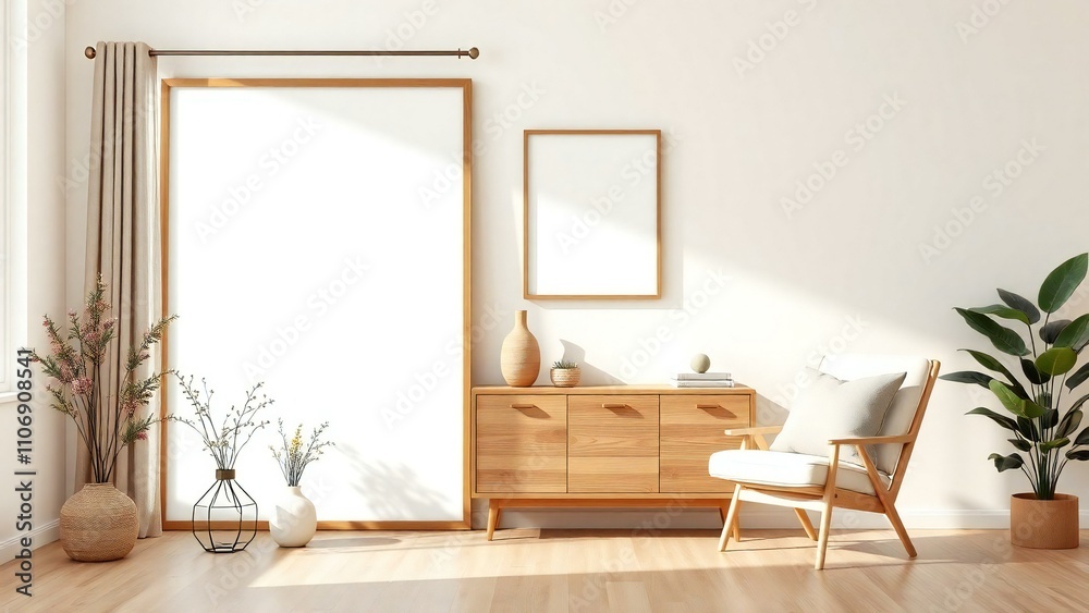 Fototapeta premium living room with a window