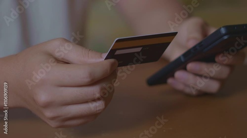 Smartphone Mobile Payment Using Credit Card for E-Commerce or Online Purchase