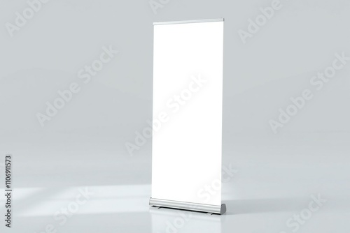 blank billboard isolated on white