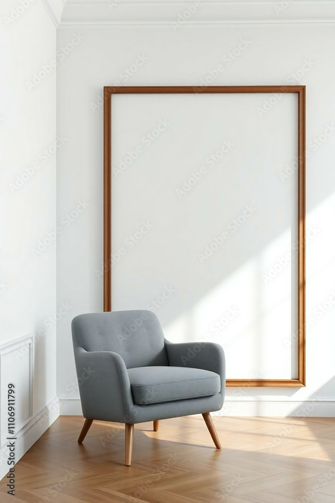 Fototapeta premium design scene with armchair