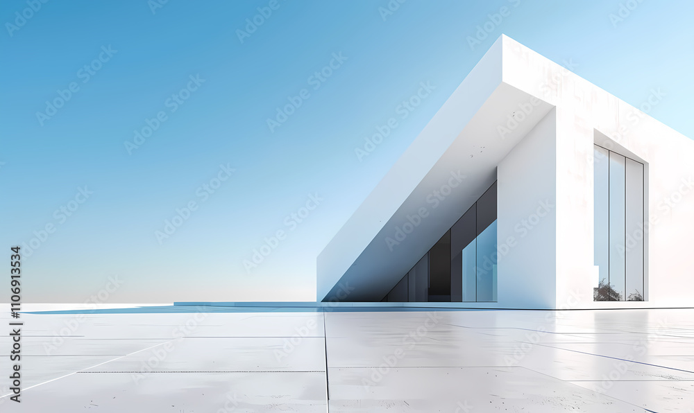 Fototapeta premium Minimal architectural space