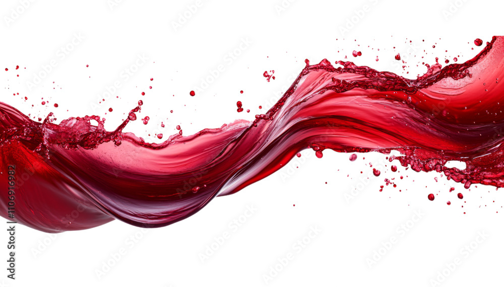 Dynamic Red Wine Splash Isolated on White Background with Vivid Colors and Fluid Motion Dynamic Red Wine Splash Isolated on White Background with Vivid Colors and Fluid Motion