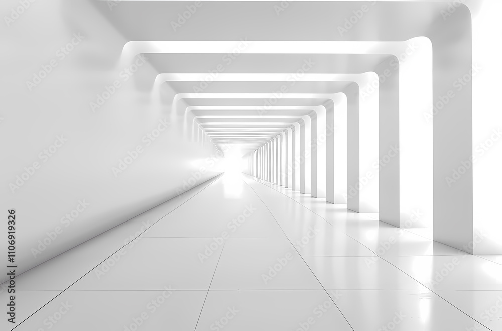 Obraz premium Minimal architectural space