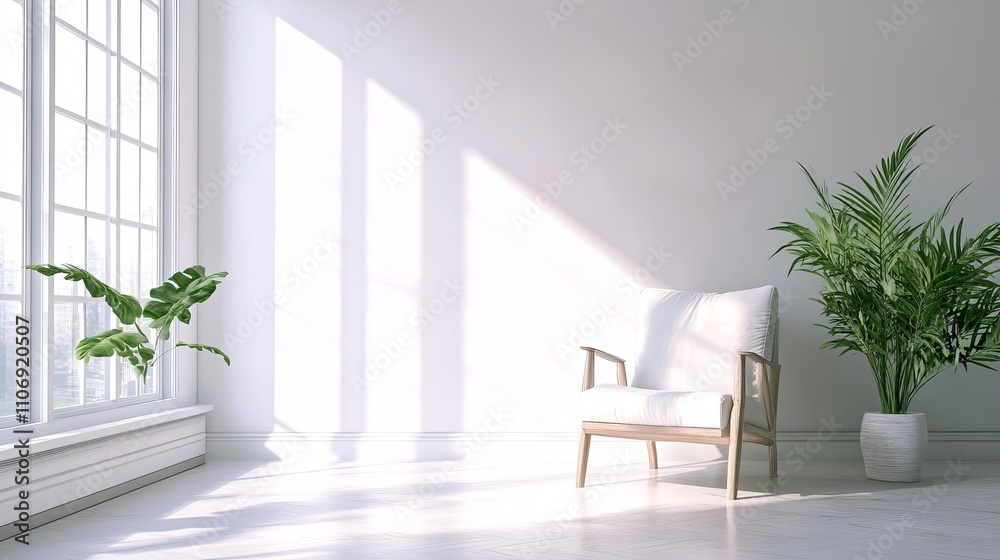 Fototapeta premium Modern bright interior