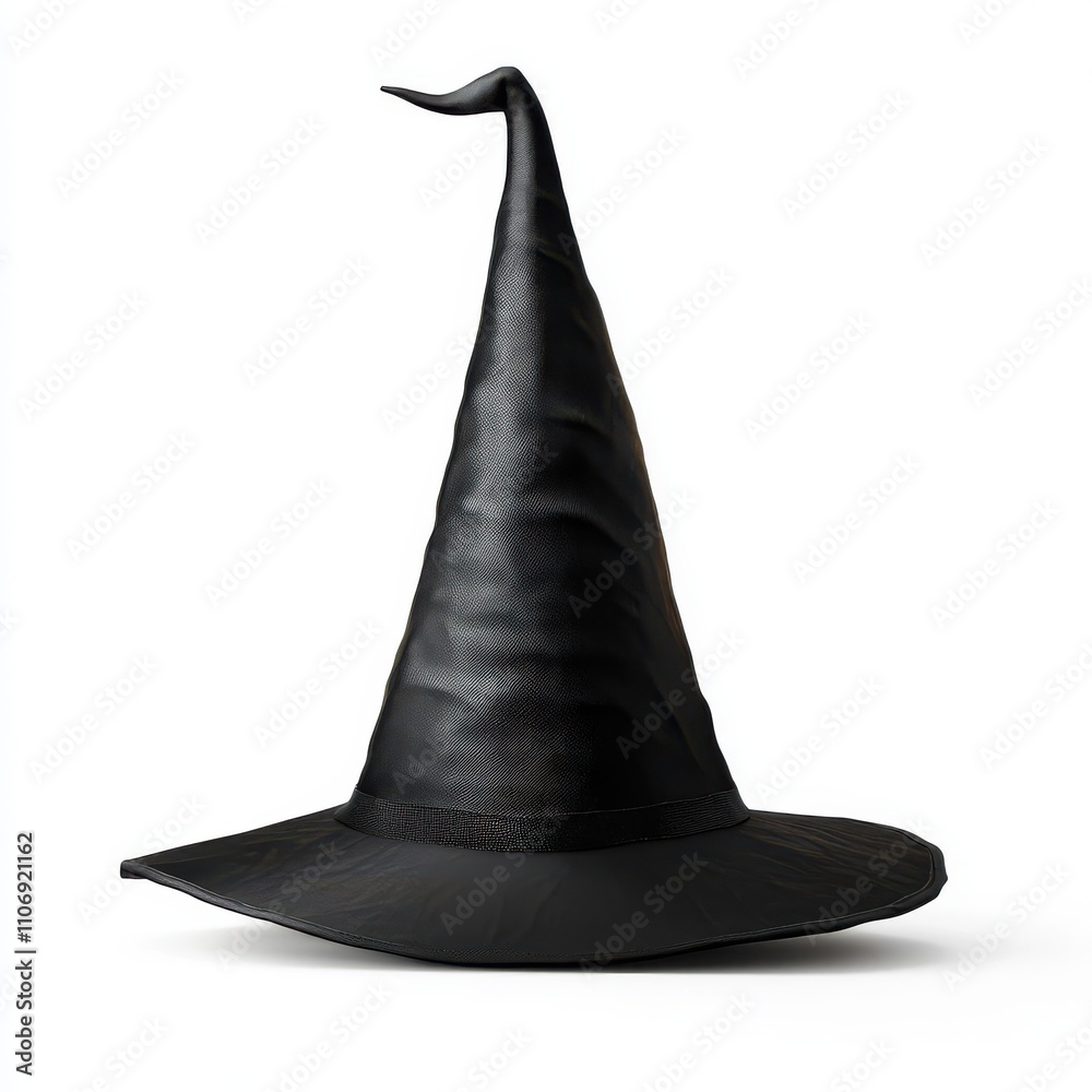 Witch hat isolated on white background