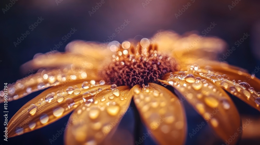 A close-up of a flower with water droplets, showcasing nature's beauty and detail. A close-up of a flower with water droplets, showcasing nature's beauty and detail.