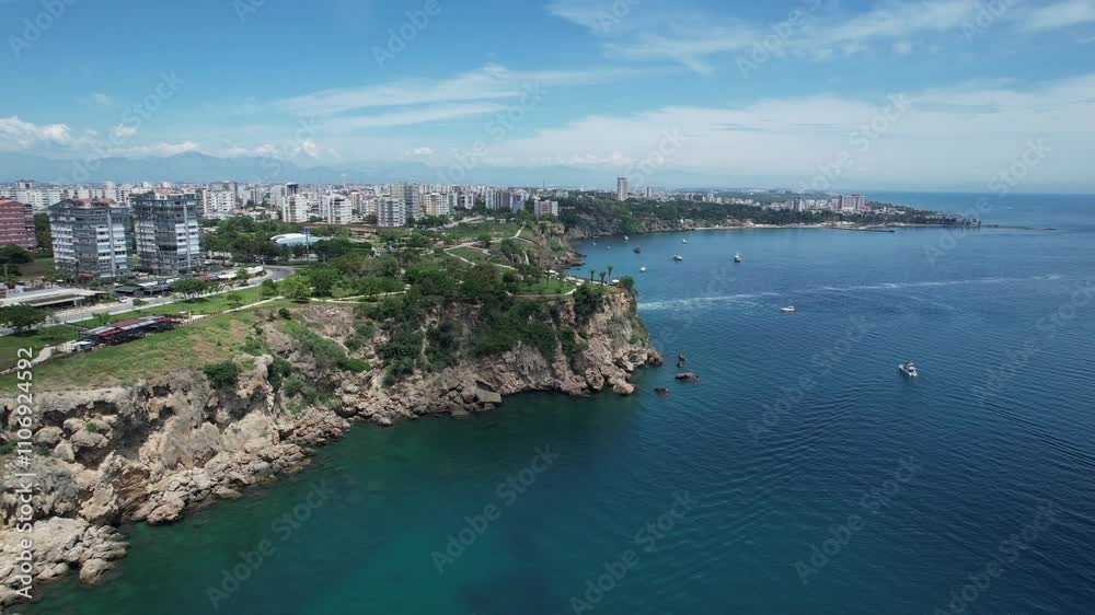 Beautiful waterfall in Antalya on the Turkish Riviera Beautiful waterfall in Antalya on the Turkish Riviera