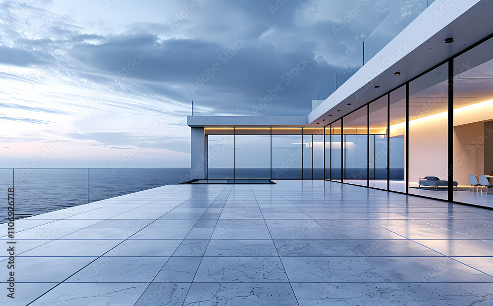 Obraz premium Minimal architectural space