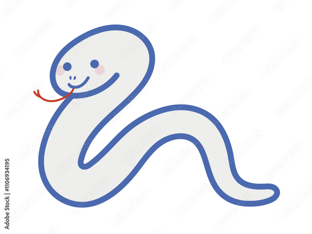 Fototapeta premium かわいいヘビ