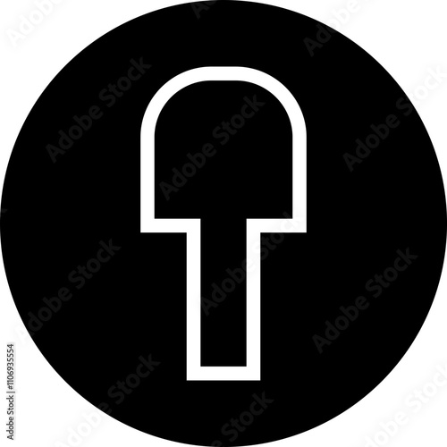 Door key hole icon. Security protection concept in trendy outline style. Door open, padlock symbol. Password symbol sign vector illustration silhouette isolated on transparent background.