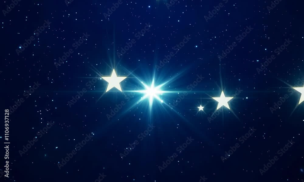 wonderful starry night sky animation with shimmering stars wonderful starry night sky animation with shimmering stars