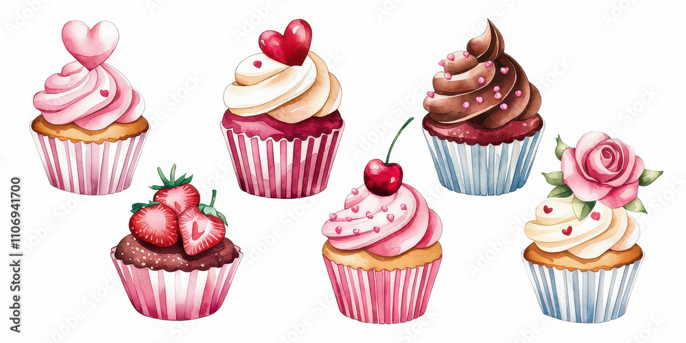 Sweet Valentine's Cupcakes Collection Sweet Valentine's Cupcakes Collection
