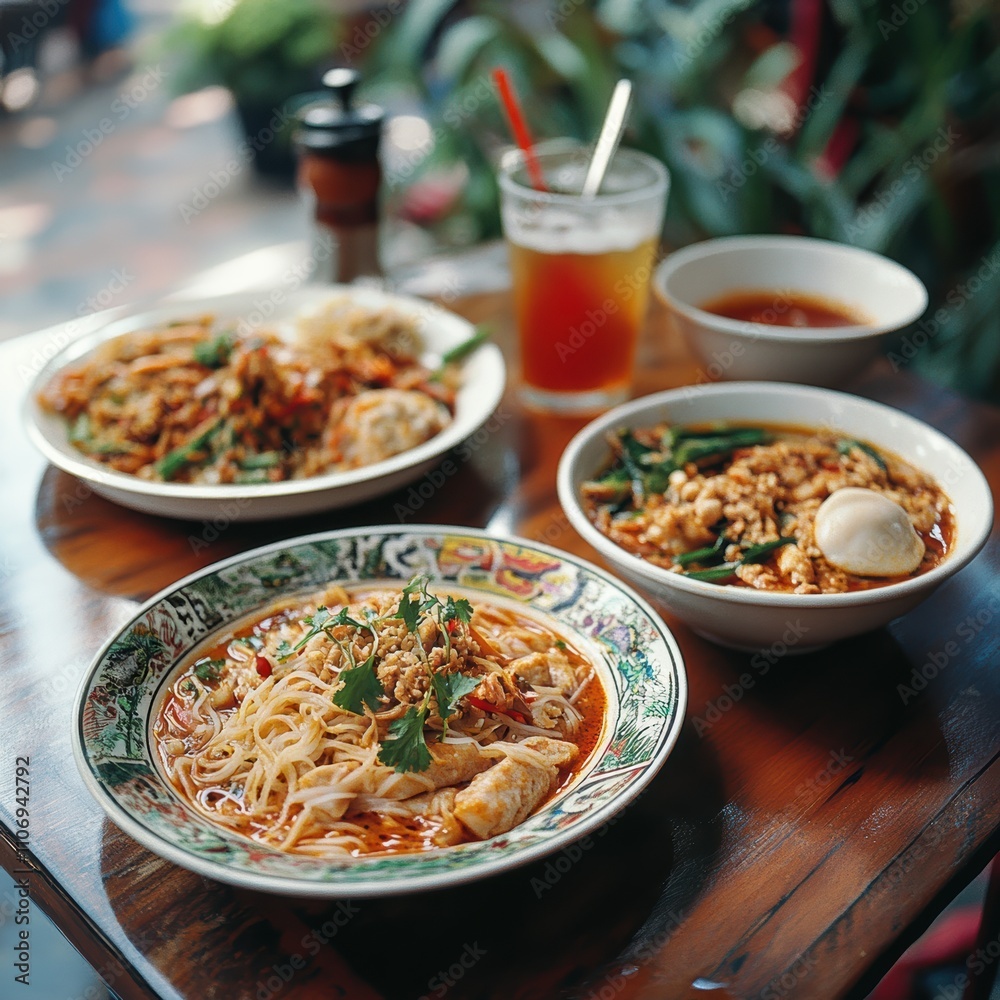 Delicious street food exploring flavorful cuisine in urban market settings