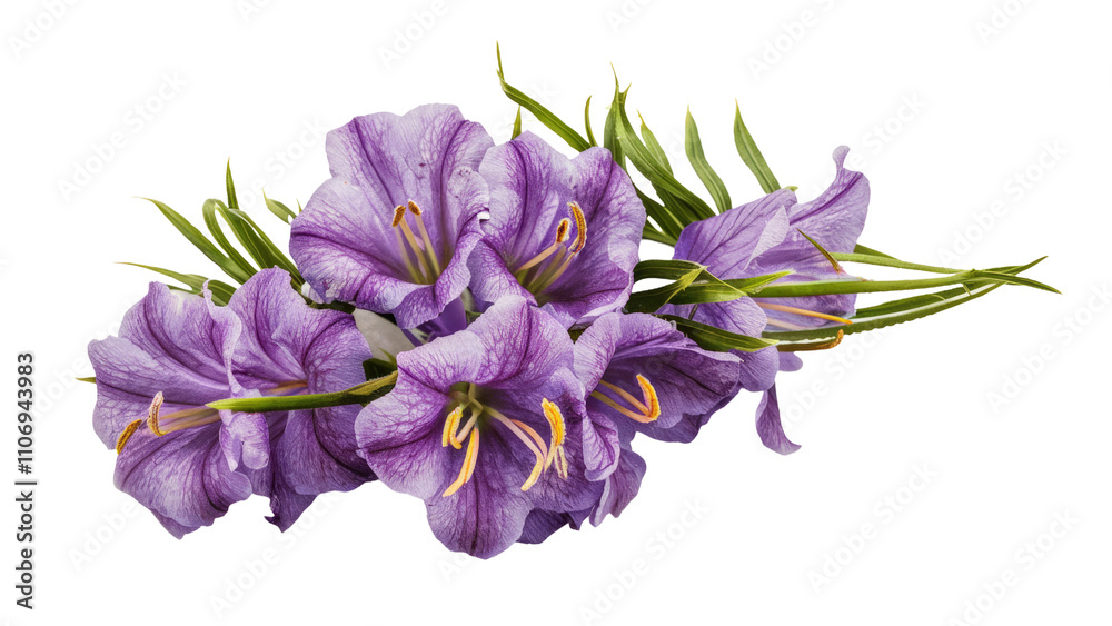 Lavender flowers isolated on white background Lavender flowers isolated on white background
