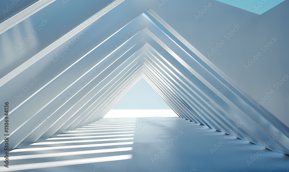 Obraz premium Minimal architectural space