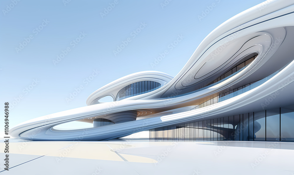 Obraz premium Minimal architectural space