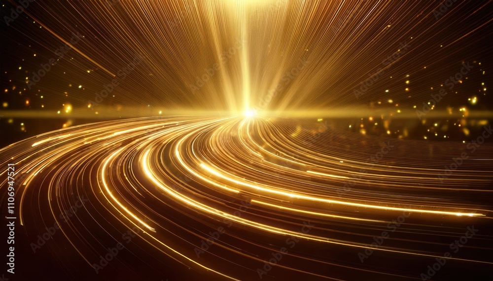 Luxurious Abstract Gold Background with Light Line Motion Graphics Luxurious Abstract Gold Background with Light Line Motion Graphics