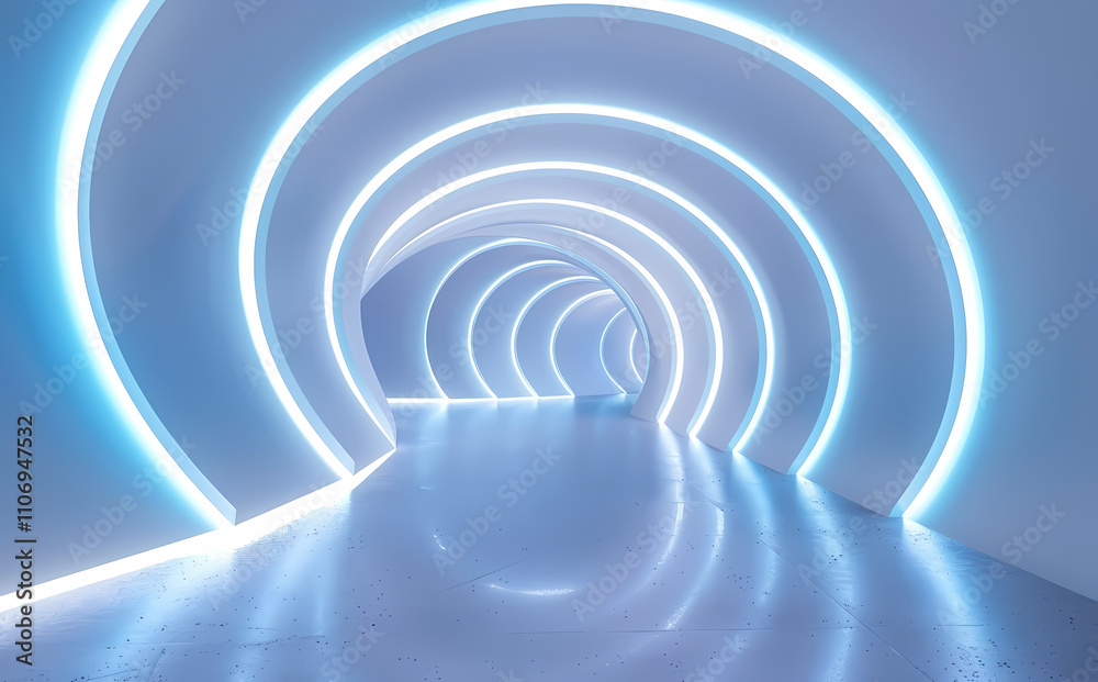 Obraz premium Minimal architectural space