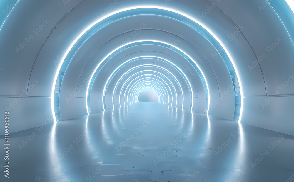 Obraz premium Minimal architectural space