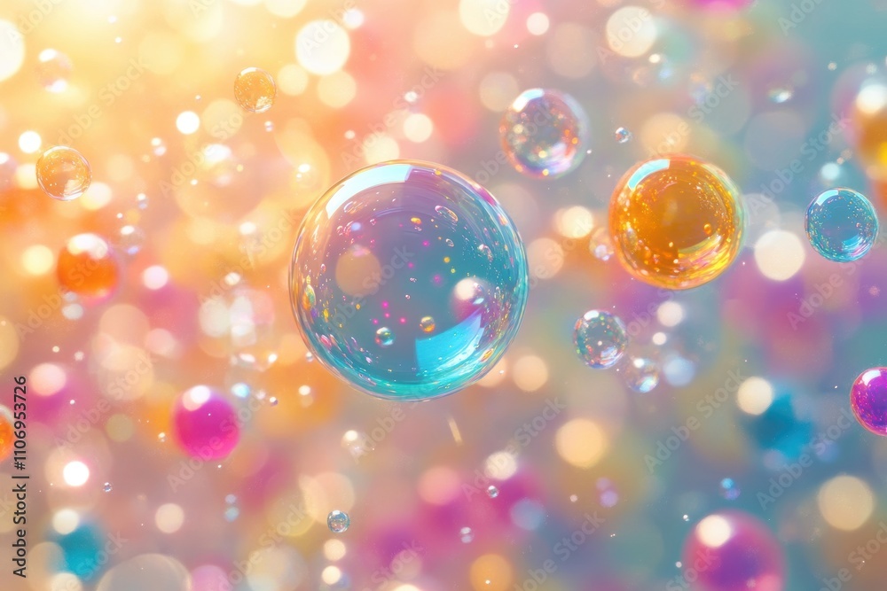 bubble art, colorful bubbles in a harmonious pattern mix gracefully on a glossy background like a kaleidoscope bubble art, colorful bubbles in a harmonious pattern mix gracefully on a glossy background like a kaleidoscope