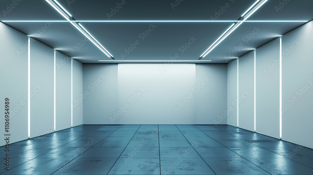 Fototapeta premium Minimal architectural space