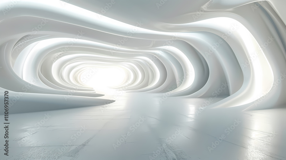 Obraz premium Minimal architectural space