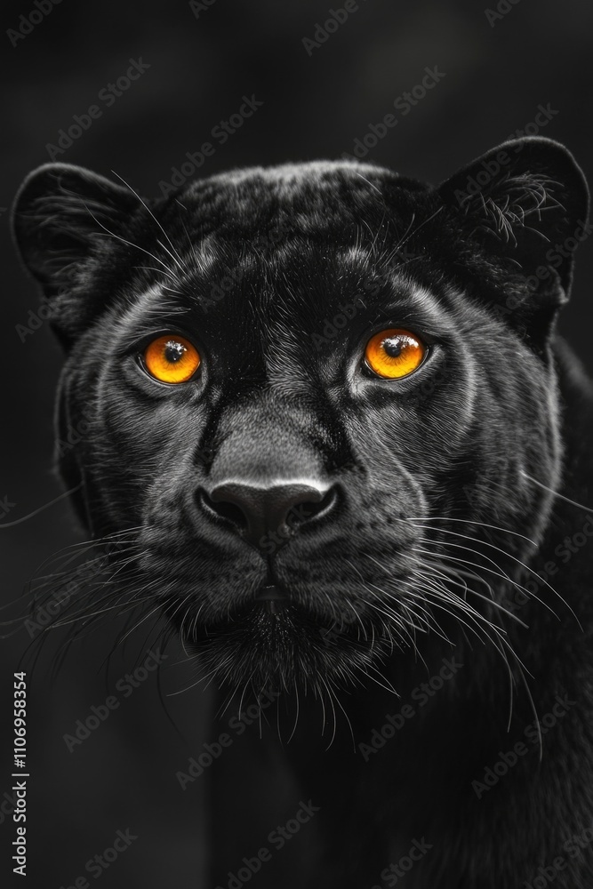 Black Panther Close Up Black Panther Close Up
